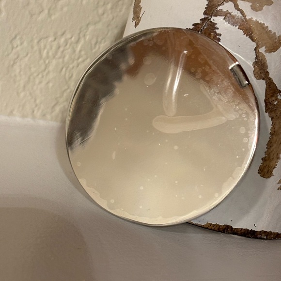 🩶🩶 💋💋 Dior Geometric Silver Compact Mirror - Picture 3 of 10